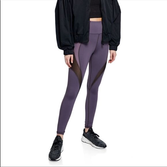 Michi Glow High Waisted Leggings Luxury Activewear Lavender Purple XS - Picture 1 of 11